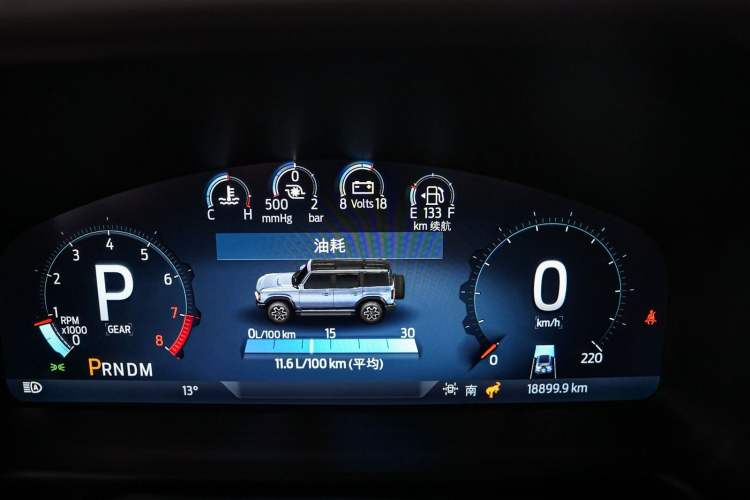 Used Ford Bronco 2024 2.3T Wilderness Odometer Close Up