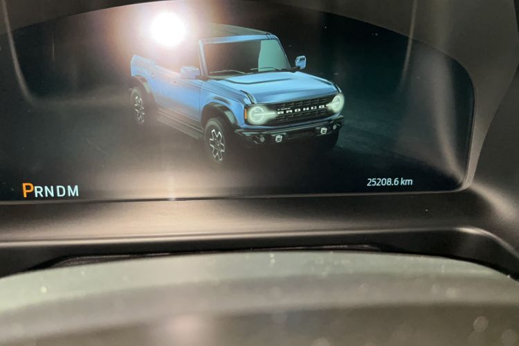 Used Ford Bronco 2024 2.3T Wilderness Odometer Close Up