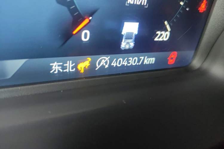 Used Ford Bronco 2024 2.3T Wilderness Odometer Close Up