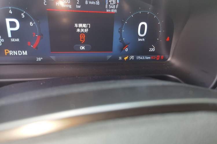 Used Ford Bronco 2024 2.3T Wilderness Odometer Close Up