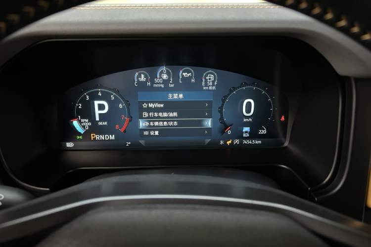 Used Ford Bronco 2024 2.3T Wilderness Odometer Close Up