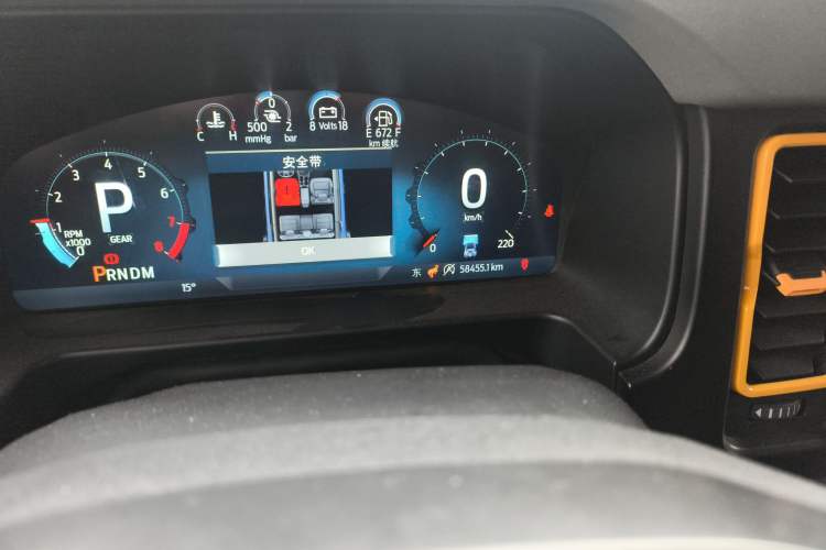 Used Ford Bronco 2024 2.3T Wilderness Odometer Close Up