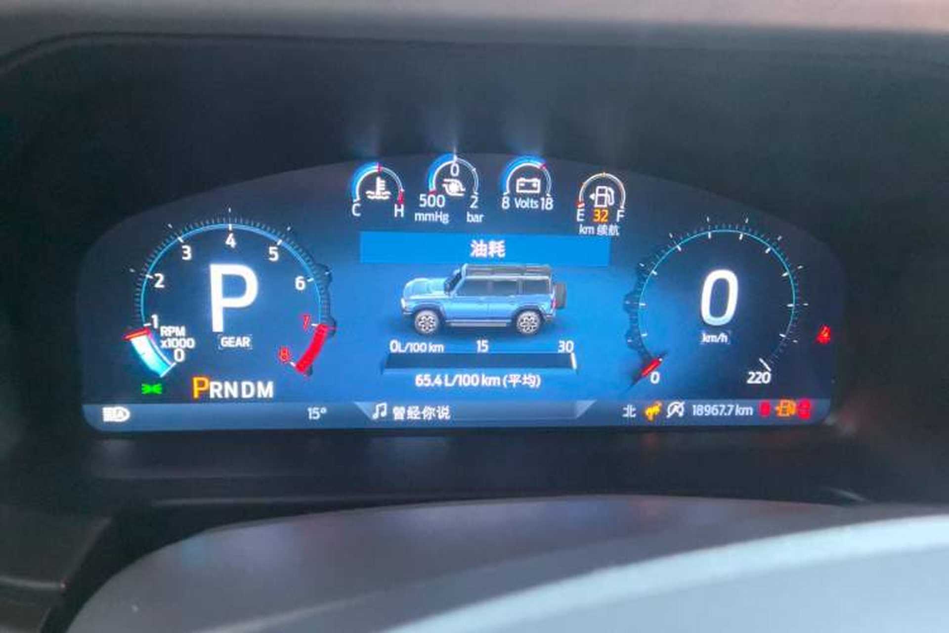 Used Ford Bronco 2024 2.3T Wilderness Instrument Cluster