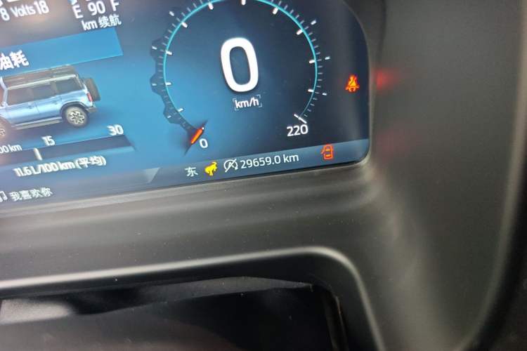 Used Ford Bronco 2024 2.3T Wilderness Odometer Close Up