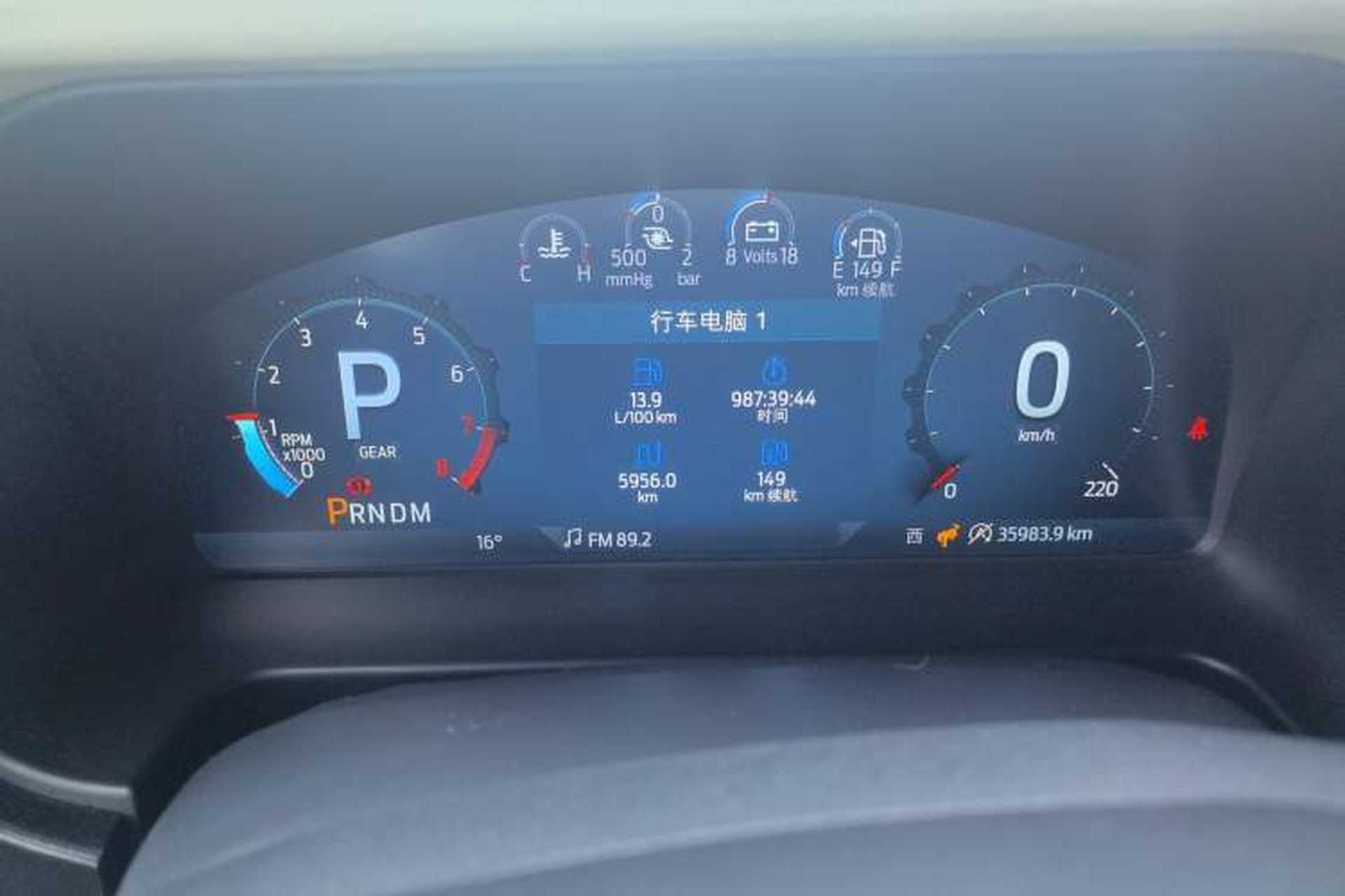Used Ford Bronco 2024 2.3T Long Beach Odometer Close Up