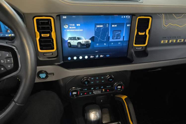 Used Ford Bronco 2024 2.3T Wilderness Audio And AC Panel