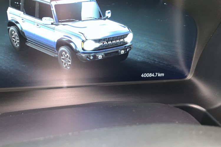 Used Ford Bronco 2024 2.3T Wilderness Odometer Close Up