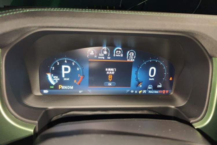 Used Ford Bronco 2024 2.3T Everglades Instrument Cluster