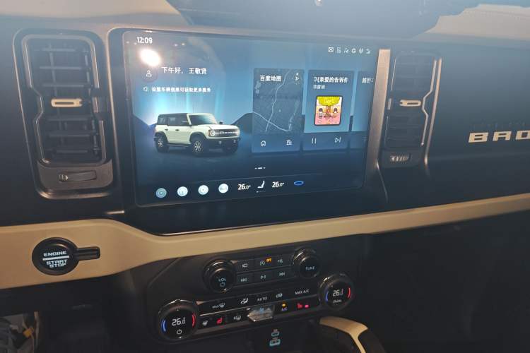 Used Ford Bronco 2024 2.3T Long Beach Big-Foot Off-Road Version Audio And AC Panel