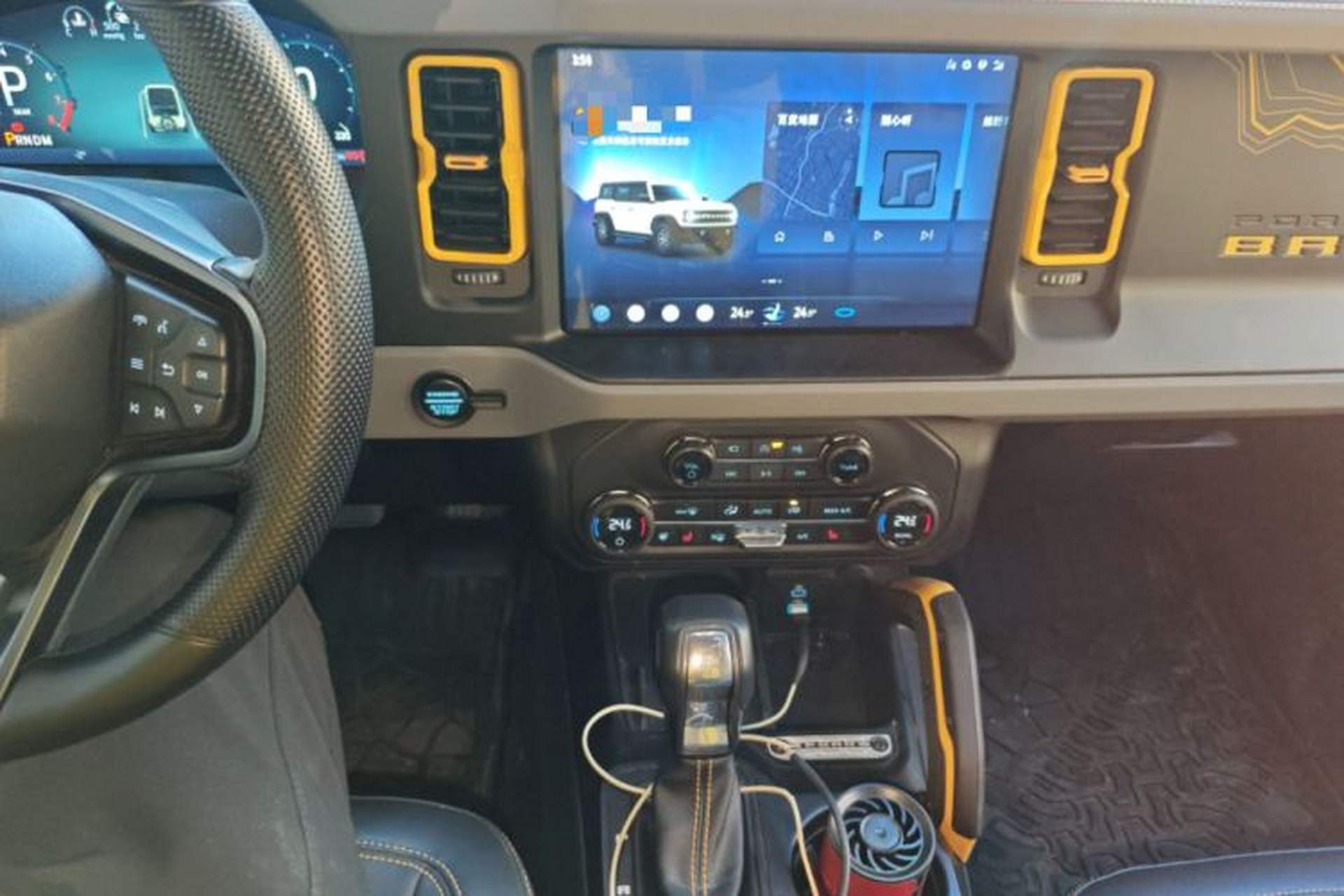 Used Ford Bronco 2024 2.3T Wilderness Audio And AC Panel