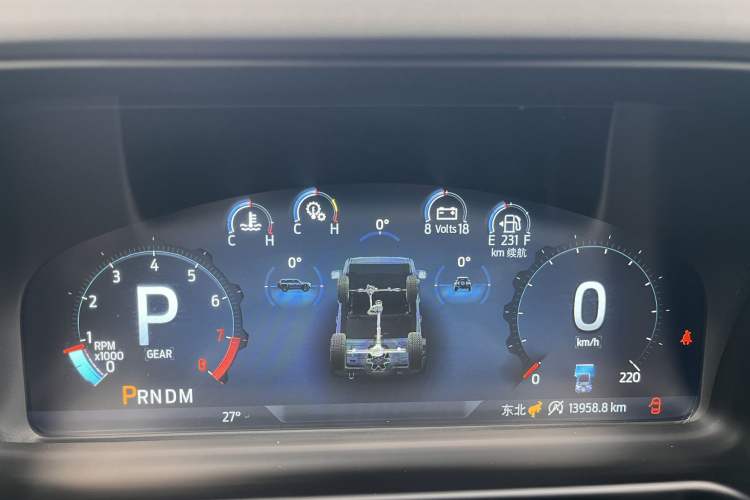 Used Ford Bronco 2024 2.3T Wilderness Odometer Close Up