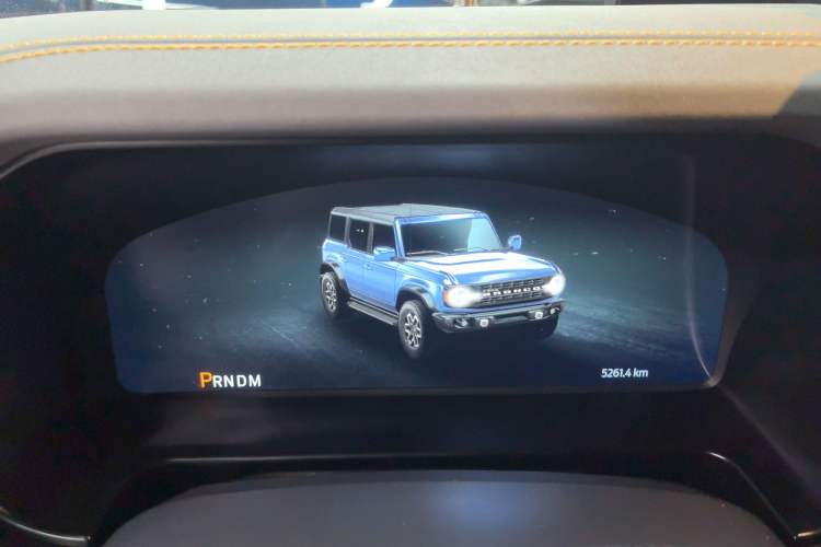 Used Ford Bronco 2024 2.3T Wilderness Odometer Close Up