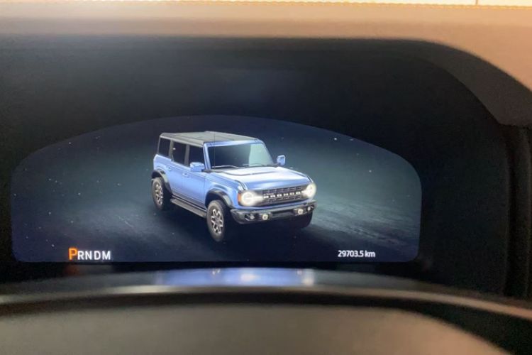 Used Ford Bronco 2024 2.3T Wilderness Odometer Close Up