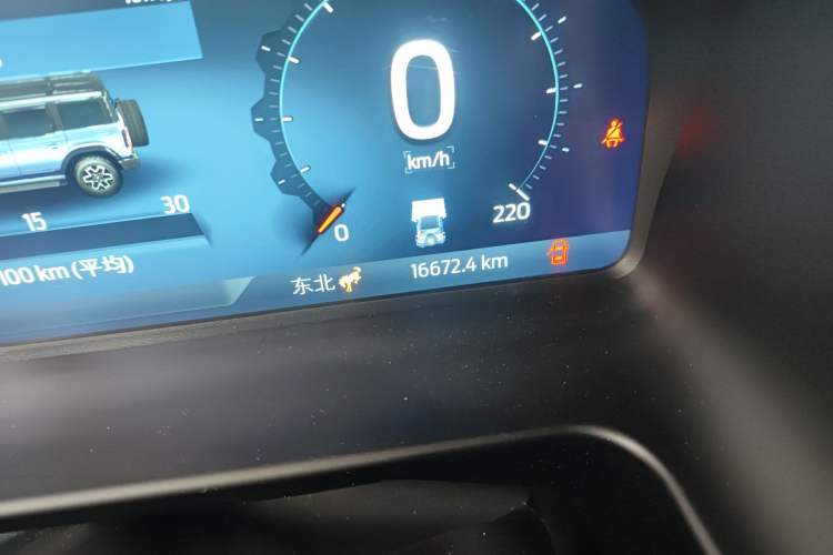 Used Ford Bronco 2024 2.3T Wilderness Odometer Close Up