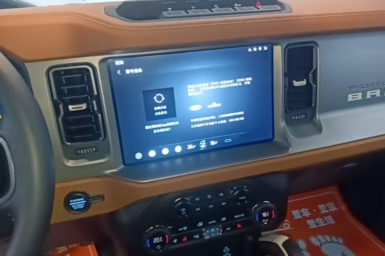 Used Ford Bronco 2024 2.3T Long Beach Big-Foot Off-Road Version Audio And AC Panel