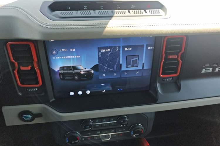 Used Ford Bronco 2025 2.3T Big Dune Limited Custom Edition Audio And AC Panel