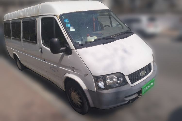 Used Ford Classic Transit 2009 2.8T Diesel Rear Single Tire Extended Wheelbase Mid-Roof Configuration – JX493ZLQ3 Front Right 45 Deg