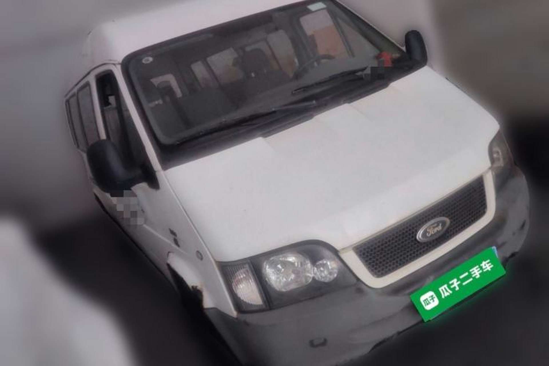 Used Ford Classic Transit 2013 2.8T Refurbished Diesel Ice-White Logistics Vehicle Long Wheelbase Mid-Roof Model JX493ZLQ4 Front Right 45 Deg