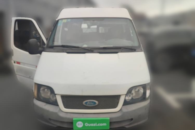 Used Ford Classic Transit 2013 2.8T Refurbished Diesel Ice-White Logistics Vehicle Long Wheelbase Mid-Roof Model JX493ZLQ4 Front