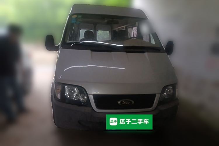 Used Ford Classic Transit 2013 2.8T Refurbished Diesel Ice-White Logistics Vehicle Long Wheelbase Mid-Roof Model JX493ZLQ4 Front