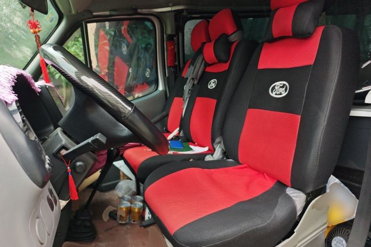 Used Ford Classic Transit 2013 2.8T Diesel Ice White Logistics Vehicle Long Wheelbase Mid-Roof Design – JX493ZLQ4 Left Front Seat