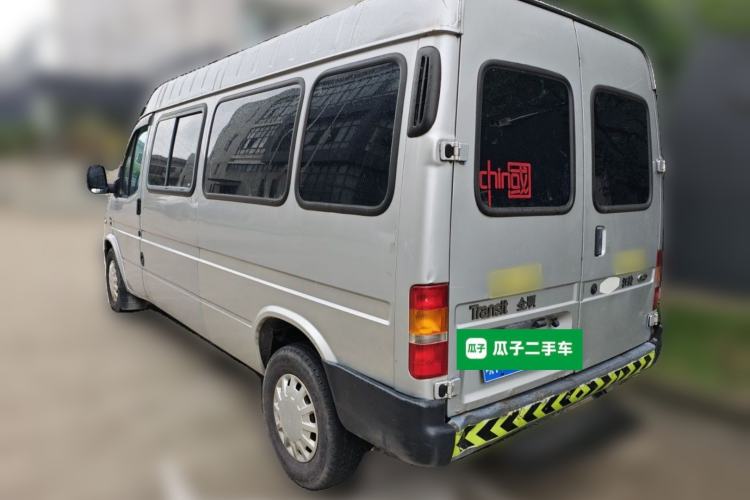 Used Ford Classic Transit 2013 2.8T Diesel Ice White Logistics Vehicle Long Wheelbase Mid-Roof Design – JX493ZLQ4 Rear Left 45 Deg