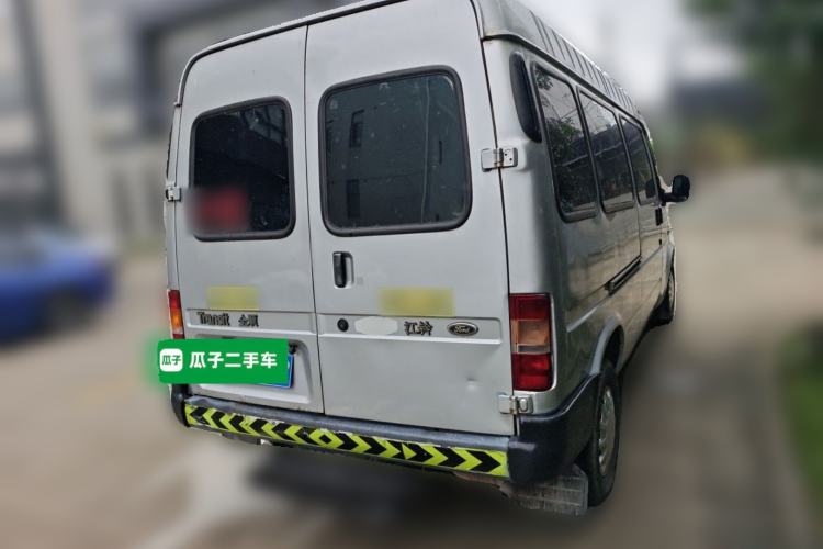 Used Ford Classic Transit 2013 2.8T Diesel Ice White Logistics Vehicle Long Wheelbase Mid-Roof Design – JX493ZLQ4 Rear Right 45 Deg