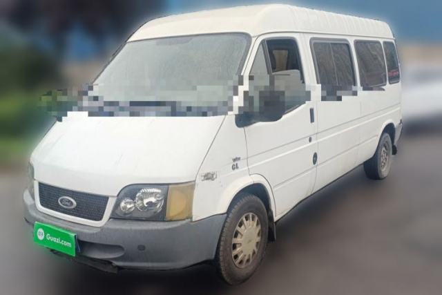 Used Ford Classic Transit 2013 2.8T Refurbished Diesel Ice-White Logistics Vehicle Long Wheelbase Mid-Roof Model JX493ZLQ4