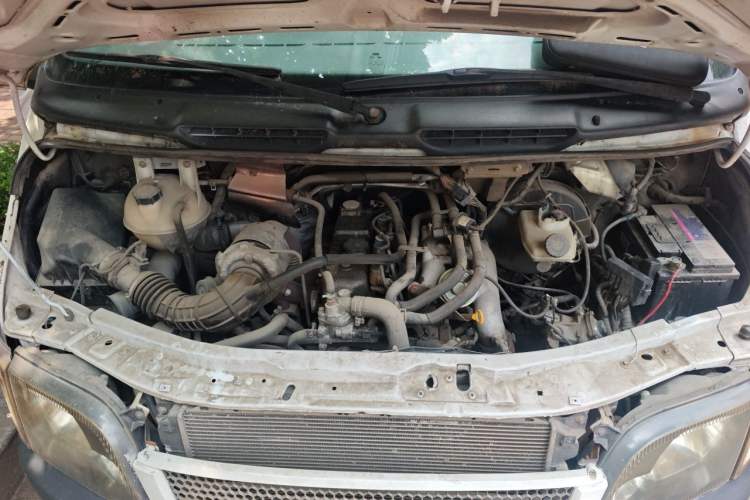 Used Ford Classic Transit 2013 2.8T Revised Diesel Standard Version with Short Wheelbase and Mid-Roof – JX493ZLQ4 Engine Bay