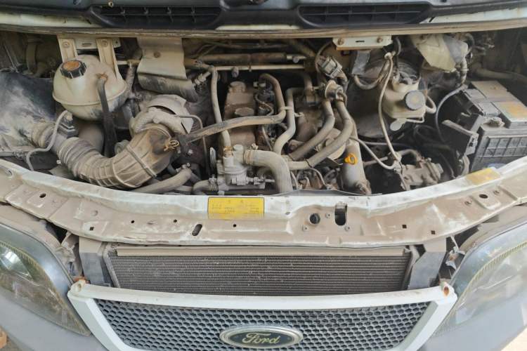 Used Ford Classic Transit 2013 2.8T Diesel Logistics Model with Short Wheelbase and Mid-Roof JX493ZLQ4 Engine Bay