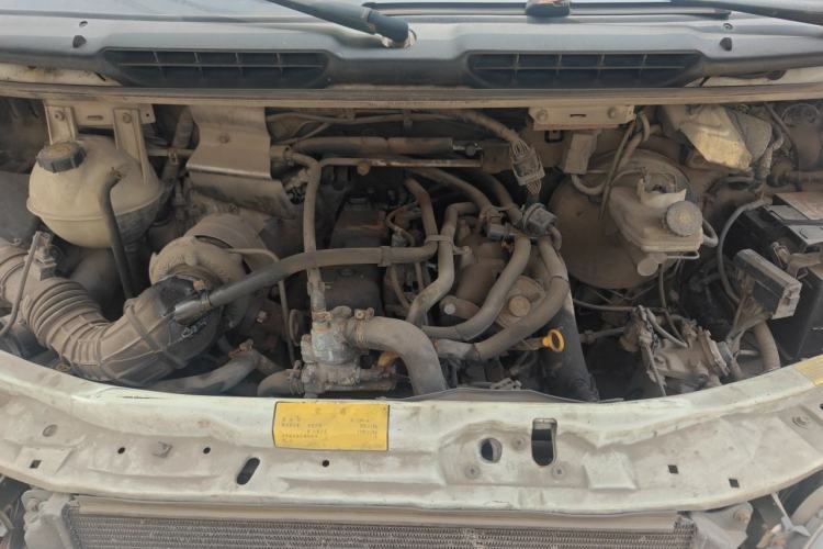 Used Ford Classic Transit 2013 2.8T Diesel Ice White Logistics Vehicle Long Wheelbase Mid-Roof Design – JX493ZLQ4 Engine Bay