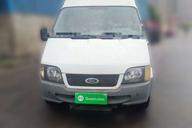 Used Ford Classic Transit 2013 2.8T Refurbished Diesel Ice-White Logistics Vehicle Long Wheelbase Mid-Roof Model JX493ZLQ4 Front