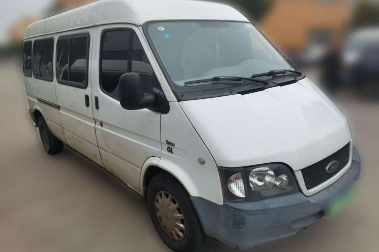 Used Ford Classic Transit 2013 2.8T Diesel Ice White Logistics Vehicle Long Wheelbase Mid-Roof Design – JX493ZLQ4 Front Right 45 Deg