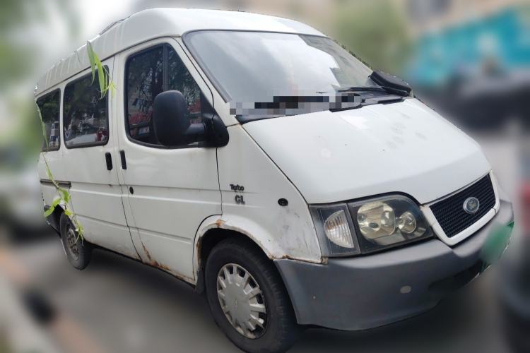 Used Ford Classic Transit 2013 2.8T Diesel Ice White Logistics Vehicle Long Wheelbase Mid-Roof Design – JX493ZLQ4 Front Right 45 Deg