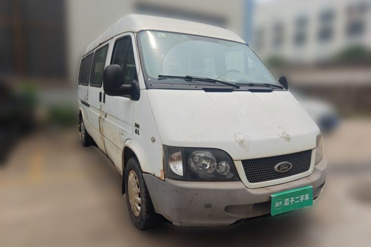 Used Ford Classic Transit 2013 2.8T Diesel Ice White Logistics Vehicle Long Wheelbase Mid-Roof Design – JX493ZLQ4 Front Right 45 Deg
