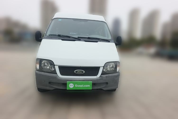 Used Ford Classic Transit 2013 2.8T Refurbished Diesel Ice-White Logistics Vehicle Long Wheelbase Mid-Roof Model JX493ZLQ4 Front