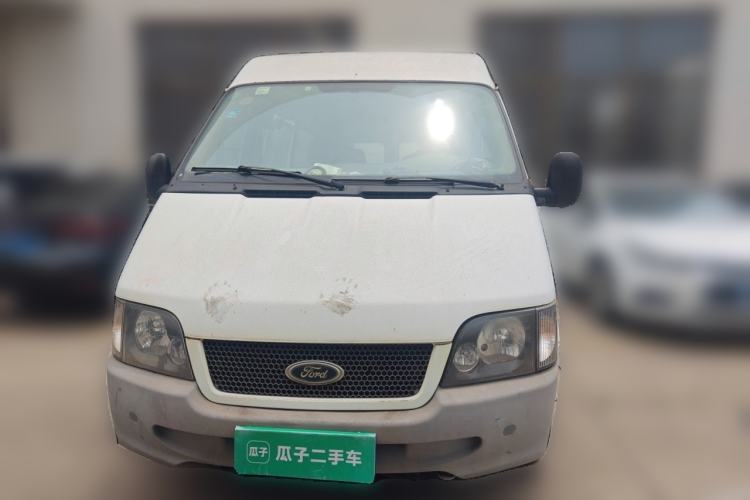 Used Ford Classic Transit 2013 2.8T Diesel Ice White Logistics Vehicle Long Wheelbase Mid-Roof Design – JX493ZLQ4 Front