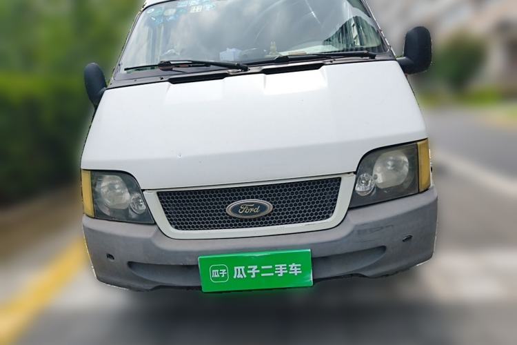 Used Ford Classic Transit 2013 2.8T Refurbished Diesel Ice-White Logistics Vehicle Long Wheelbase Mid-Roof Model JX493ZLQ4 Front