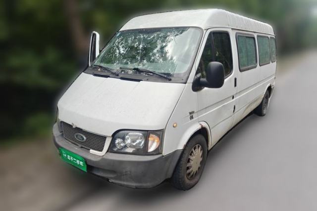 Used Ford Classic Transit 2013 2.8T Refurbished Diesel Ice-White Logistics Vehicle Long Wheelbase Mid-Roof Model JX493ZLQ4