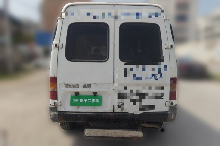 Used Ford Classic Transit 2013 2.8T Refurbished Diesel Ice-White Logistics Vehicle Long Wheelbase Mid-Roof Model JX493ZLQ4 Rear