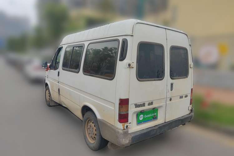 Used Ford Classic Transit 2013 2.8T Diesel Ice White Logistics Vehicle Long Wheelbase Mid-Roof – JX493ZLQ3A Rear Left 45 Deg