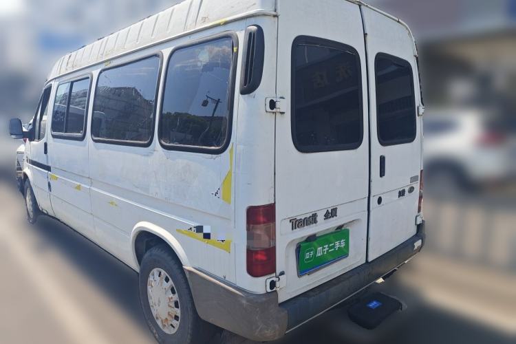 Used Ford Classic Transit 2013 2.8T Diesel Ice White Logistics Vehicle Long Wheelbase Mid-Roof Design – JX493ZLQ4 Rear Left 45 Deg