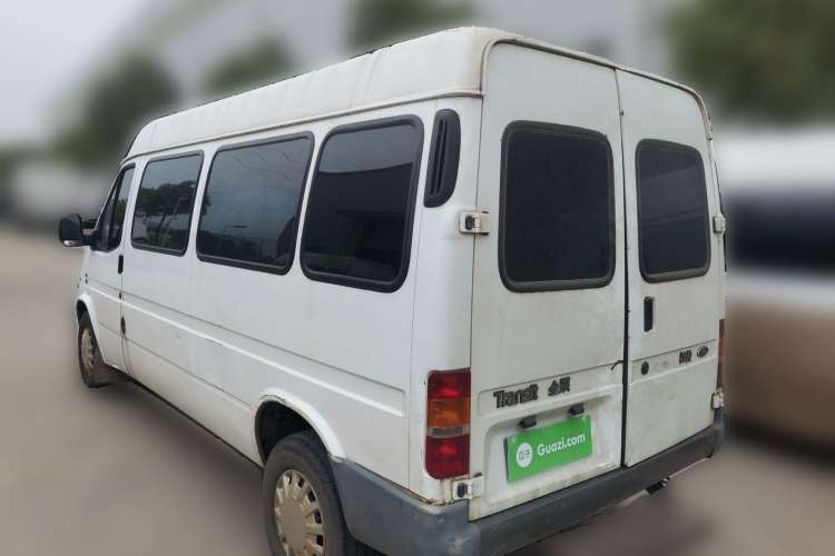 Used Ford Classic Transit 2013 2.8T Diesel Ice White Logistics Vehicle Long Wheelbase Mid-Roof Design – JX493ZLQ4 Rear Left 45 Deg