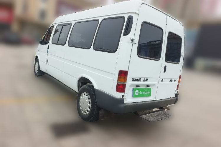 Used Ford Classic Transit 2013 2.8T Refurbished Diesel Ice-White Logistics Vehicle Long Wheelbase Mid-Roof Model JX493ZLQ4 Rear Left 45 Deg