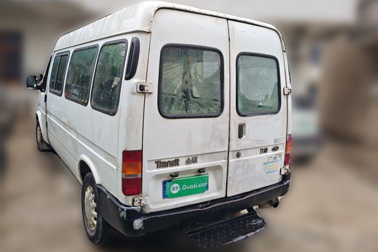 Used Ford Classic Transit 2013 2.8T Refurbished Diesel Ice-White Logistics Vehicle Long Wheelbase Mid-Roof Model JX493ZLQ4 Rear Left 45 Deg