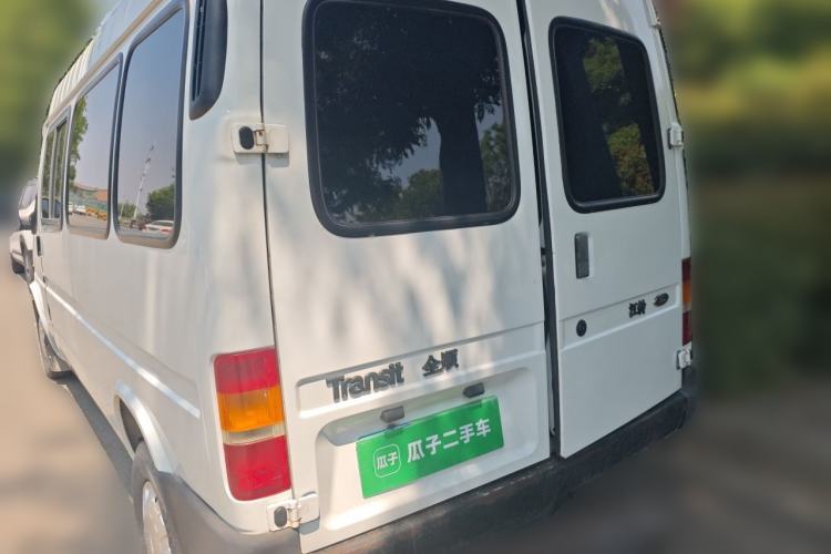 Used Ford Classic Transit 2013 2.8T Refurbished Diesel Ice-White Logistics Vehicle Long Wheelbase Mid-Roof Model JX493ZLQ4 Rear Left 45 Deg