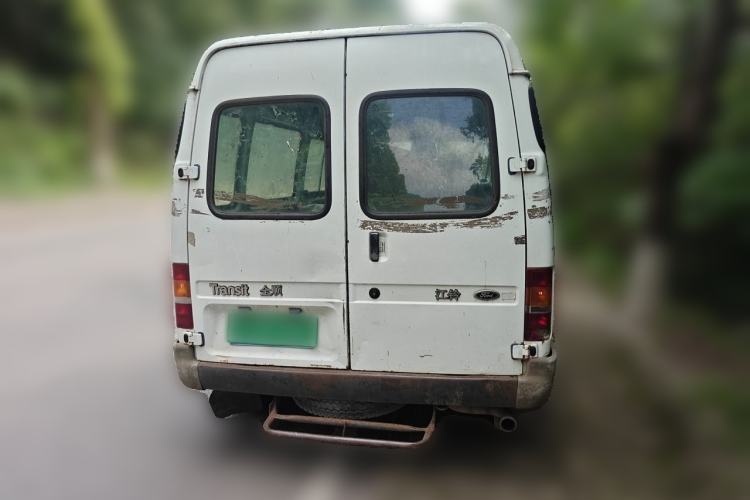 Used Ford Classic Transit 2013 2.8T Refurbished Diesel Ice-White Logistics Vehicle Long Wheelbase Mid-Roof Model JX493ZLQ4 Rear