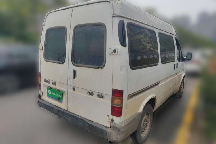 Used Ford Classic Transit 2013 2.8T Diesel Ice White Logistics Vehicle Long Wheelbase Mid-Roof – JX493ZLQ3A Rear Right 45 Deg