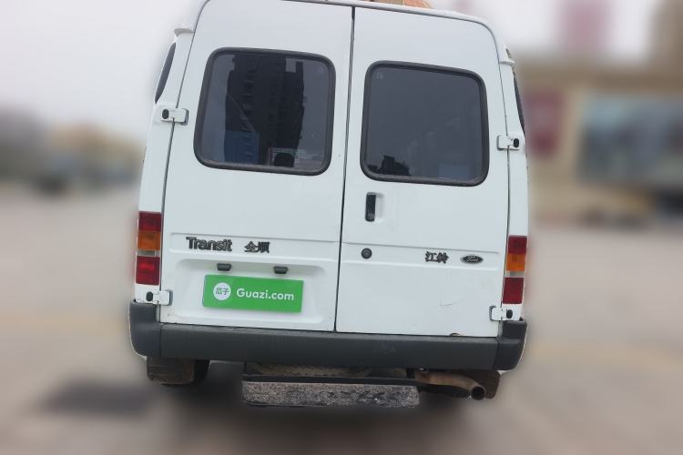 Used Ford Classic Transit 2013 2.8T Refurbished Diesel Ice-White Logistics Vehicle Long Wheelbase Mid-Roof Model JX493ZLQ4 Rear