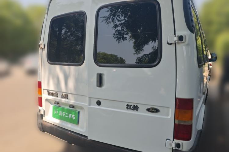 Used Ford Classic Transit 2013 2.8T Refurbished Diesel Ice-White Logistics Vehicle Long Wheelbase Mid-Roof Model JX493ZLQ4 Rear